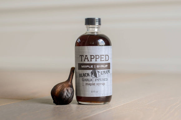 Black Umami Garlic Infused Maple Syrup - Half-Pint (8 fl oz)