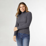 Kamryn Funnel Neck Rib Knit Top - Multiple Colors