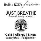 Just Breathe Aromatherapy Infusion Roller Ball  | Bath + Body Fusion