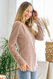 Taupe Long Sleeve Thermal Top