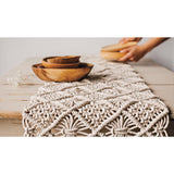 Natural Macrame Table Runner