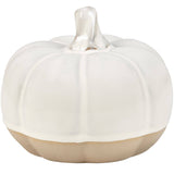 Large Glazed Ceramic Pumpkin