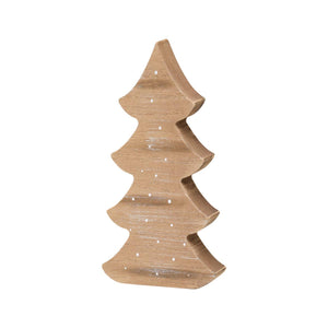 Wood Dotted Whimsical Christmas Tree