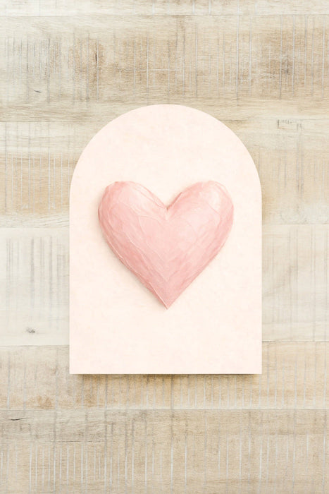 Soft Pink Heart Arch w/ Stand - Mini
