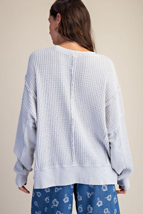 Cloud Mineral Washed Thermal Top