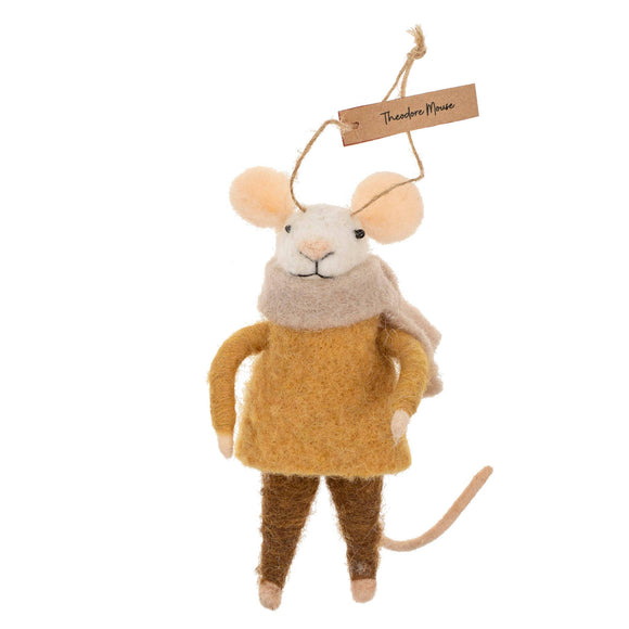 Theodore Mouse Mice Ornament