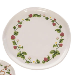 Strawberry Appetizer Plates