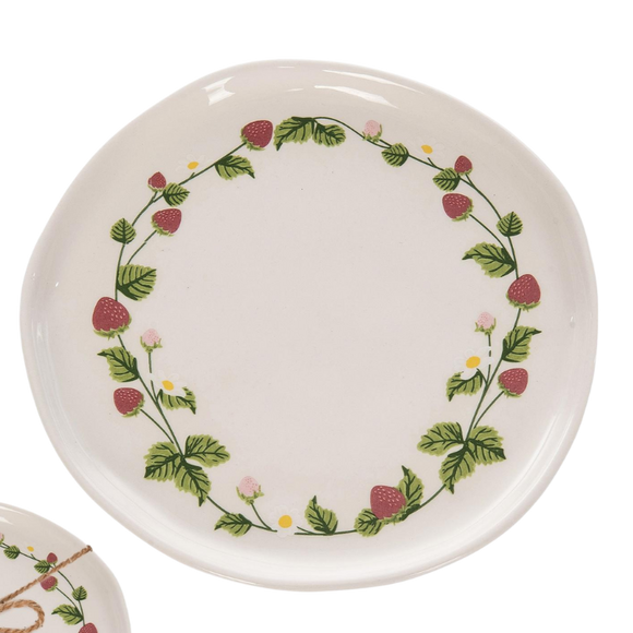 Strawberry Appetizer Plates