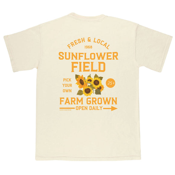 Sunflower Field Farmers Market Tee | Small - 3XL Plus Size