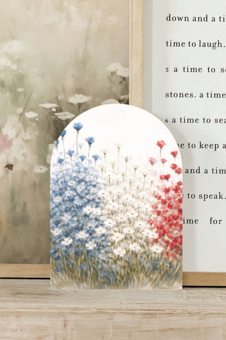Americana Wildflowers Arch w/ Base