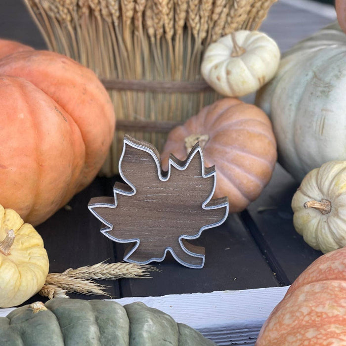 Wood Laser Simple Leaf