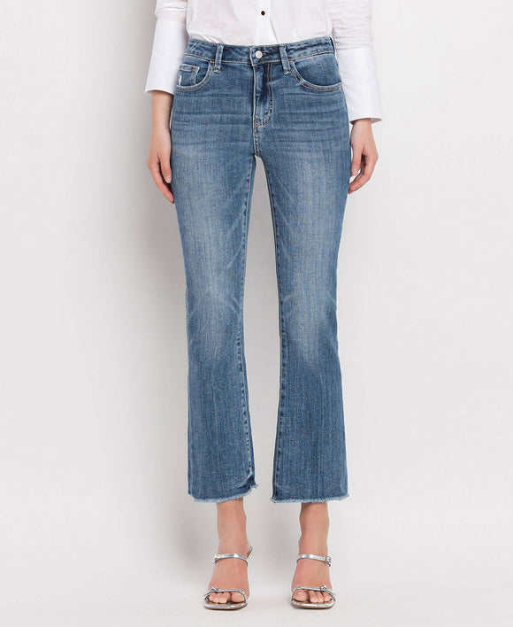 Lovervet High Rise Kick Flare Denim Jeans LV1054