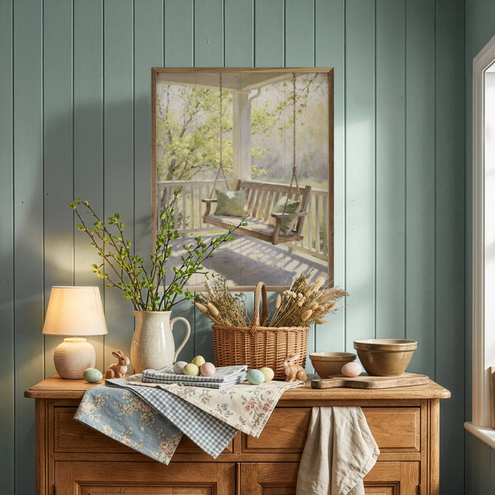 Just A Swinging Framed Wall Art