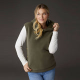 Fern Sherpa Lined Fleece Vest | S/M-2XL