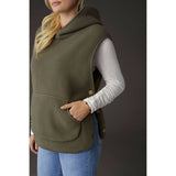 Fern Sherpa Lined Fleece Vest | S/M-2XL