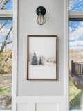 Winter Landscape | Framed Wall Art