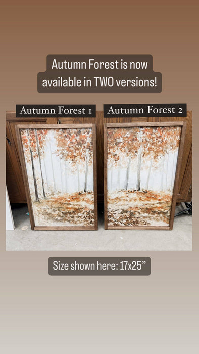 Autumn Forest 2 | Fall Wall Decor 13x17" IN STORE PICKUP ONLY