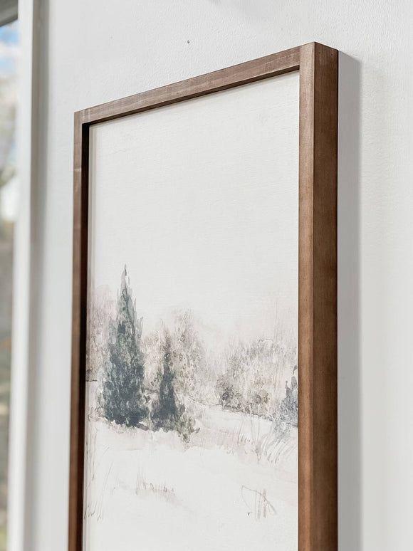 Winter Landscape | Framed Wall Art