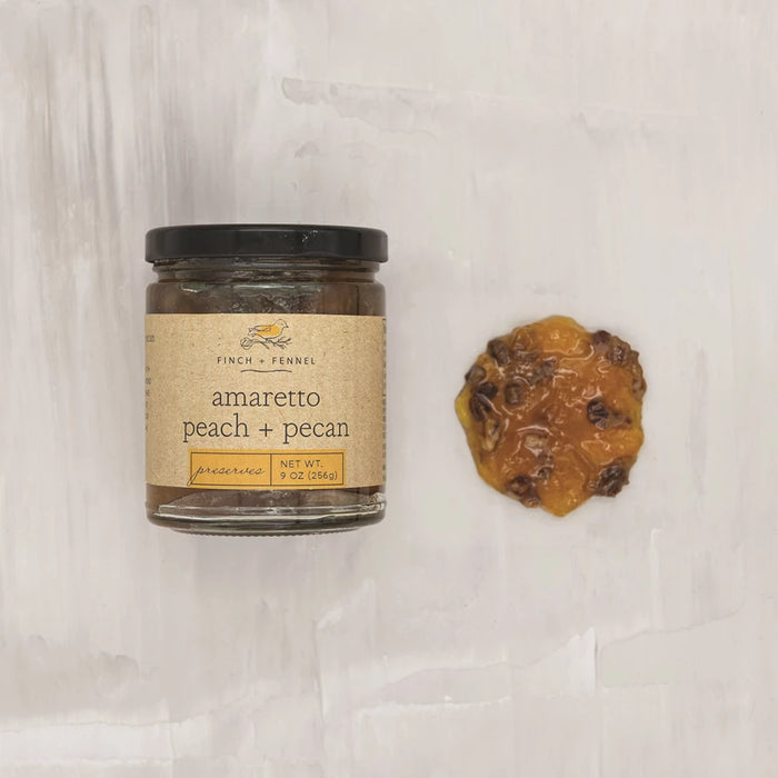 Amaretto Peach Pecan Preserves | Finch + Fennel