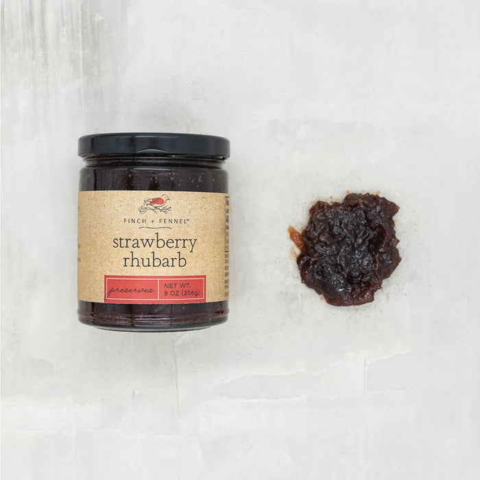 Strawberry Rhubarb Preserves | Finch + Fennel