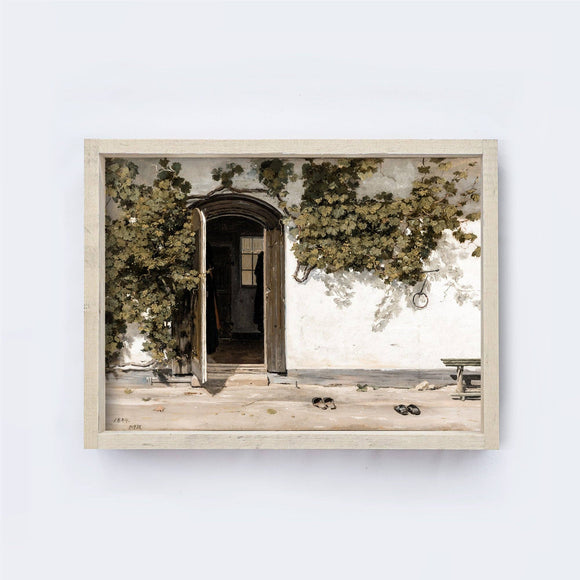 Vintage Print Framed | European Inn