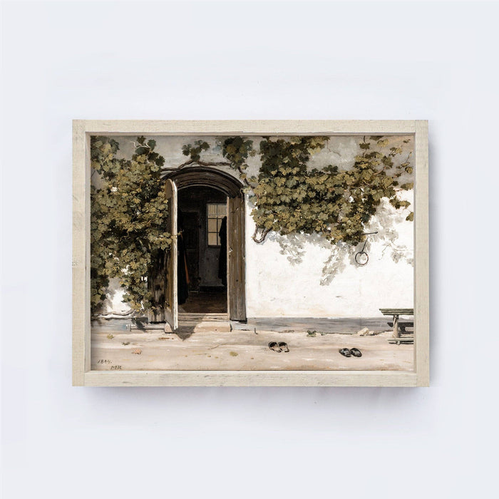 Vintage Print Framed | European Inn