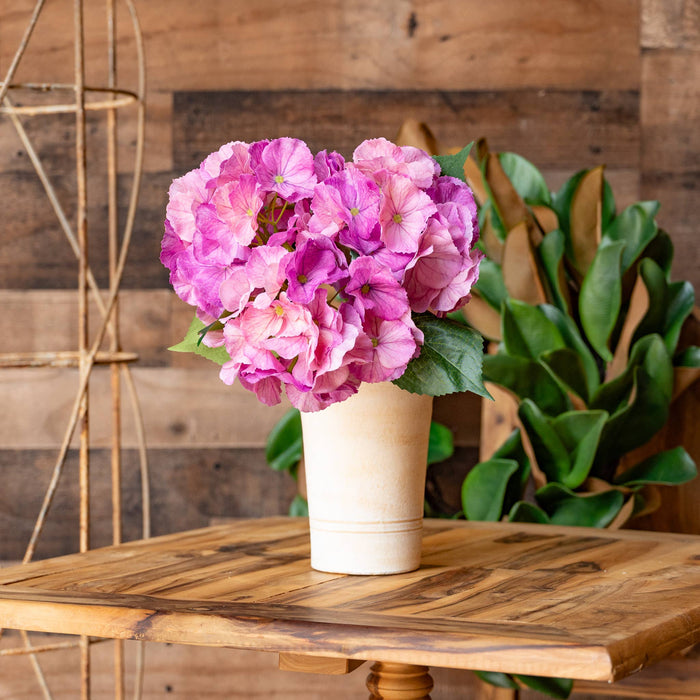 Real Touch Hydrangea - 14 Inch - Plum