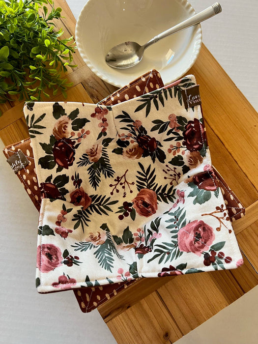 Mauve Florals Bowl Cozy