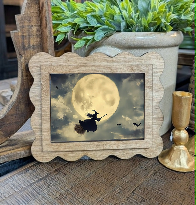 Witch Moon Scallop Framed Art