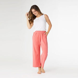 Weekend Brushed Pocket Crop - Coral - S/M [Min 2]