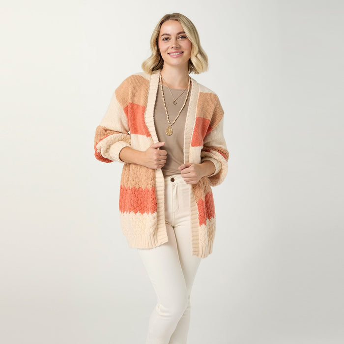XS - Augusta Chunky Open Front Cardigan...