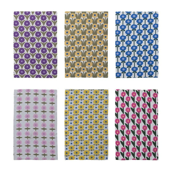 Floral Microfiber Tea Towels