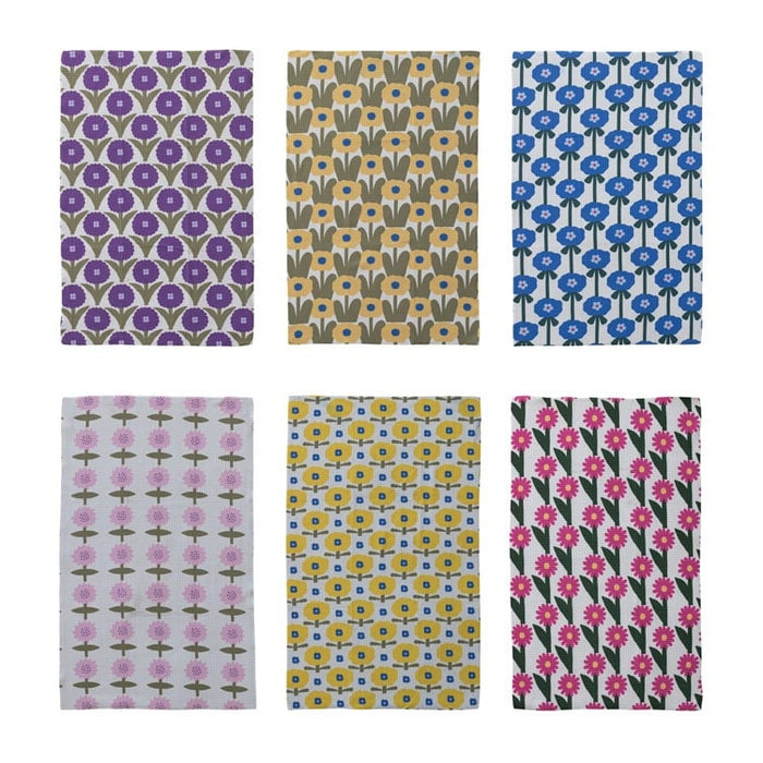 Floral Microfiber Tea Towels