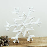 White Wood Snowflakes STORE PICKUP ONLY