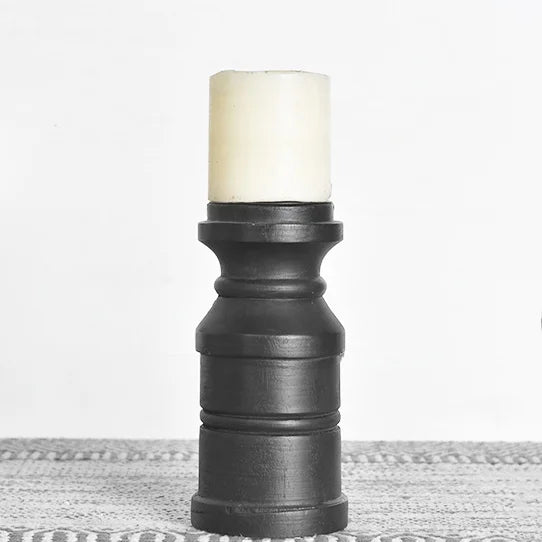 Black Candle Holders - 2 Sizes