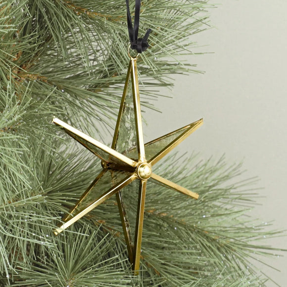 Glass Hanging Star 7