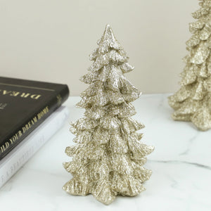 Gold Glitter Tree - 11"