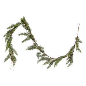 84"L Faux Cedar Garland STORE PICKUP ONLY