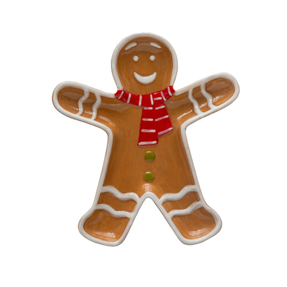 Gingerbread Man Plate