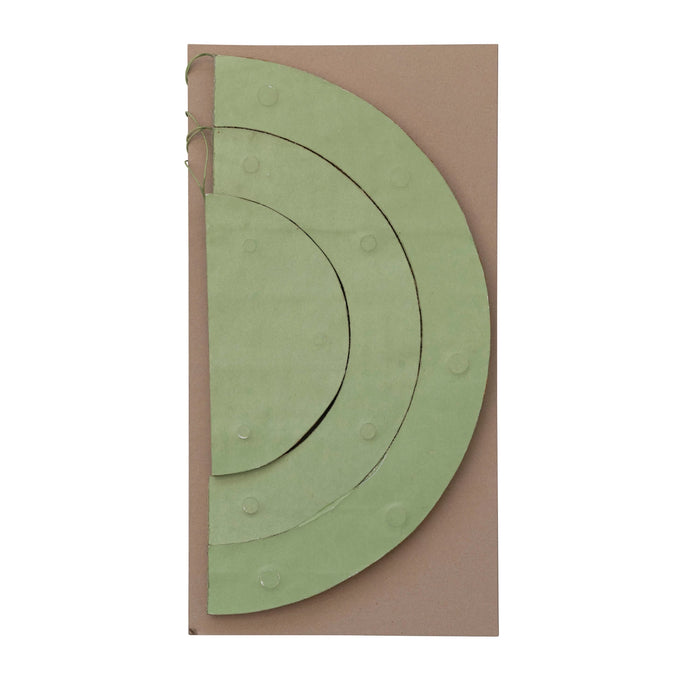 Green Round Paper Ornament