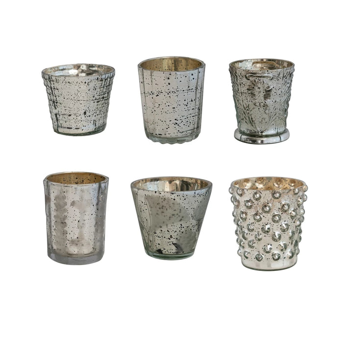 Mercury Glass Votive Holders