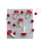 Wool Felt Mushroom Garland