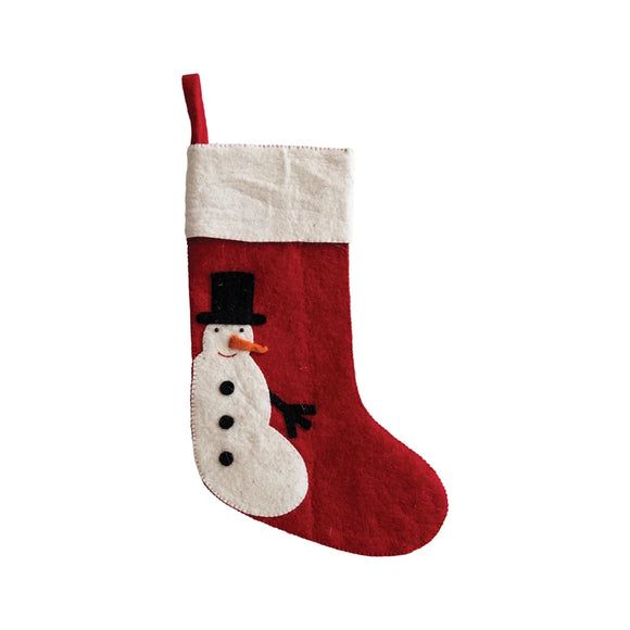 Snowman Stocking