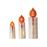 Paper Folding Honeycomb Candles w/ LED Lights