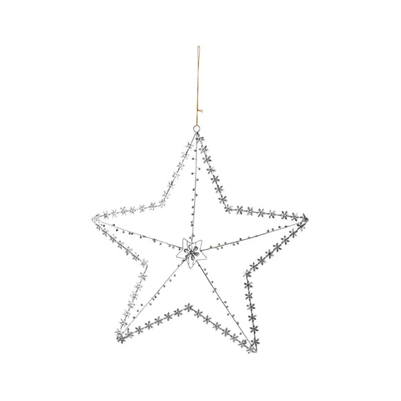 Glass Beaded Star Ornament 15