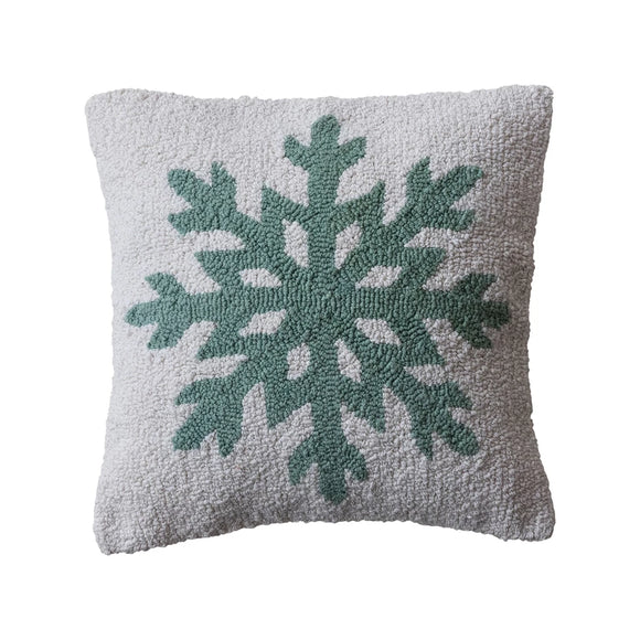 Snowflake Tufted Pillow STORE PICKUP ONLY