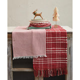 Red & White Striped Table Runner