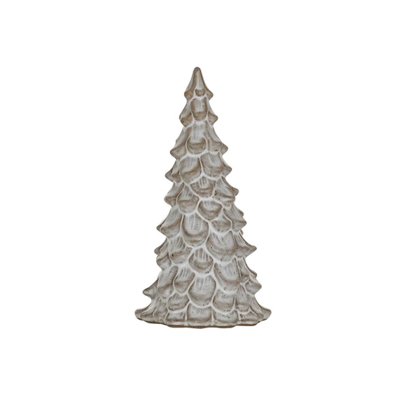 Cream Stoneware Tree - 7-1/2