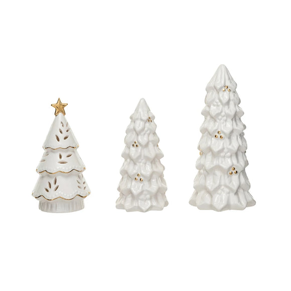 Stoneware LED Trees