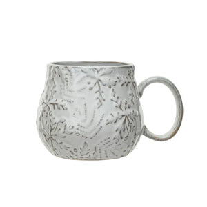 Snowflake Stoneware Mug